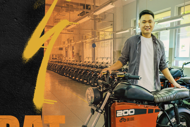 
Dat Bike là doanh nghiệp xe máy điện đầu tiên tại Đông Nam Á, vừa thực hiện việc nghiên cứu phát triển (R&amp;D), vừa có thể sản xuất và bán lại trực tiếp cho các hàng
