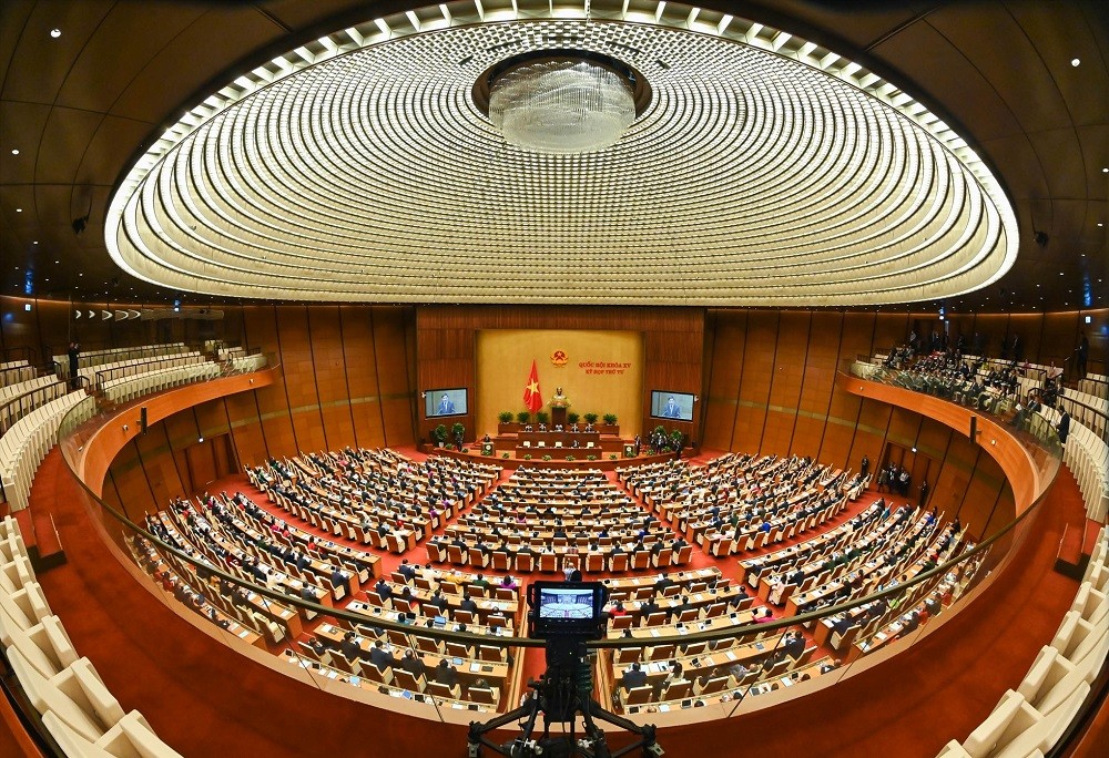 
Toàn cảnh phiên khai mạc kỳ họp thứ 4 Quốc hội khóa XV.
