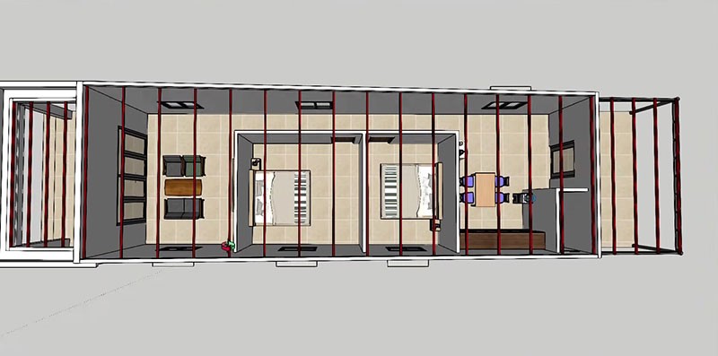 
Sắt đỡ tôn dày từ 1,2 - 2 ly mang tới độ chắc chắn
