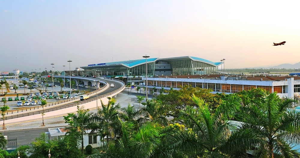 
Sân bay quốc tế Đà Nẵng.
