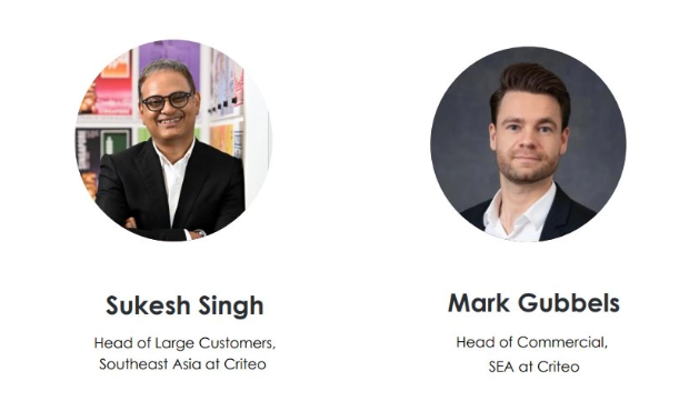 
ÔSukesh Singh – Trưởng bộ phận Nhóm khách hàng lớn và&nbsp;Mark Gubbels - Giám đốc Thương mại khu vực Đông Nam Á&nbsp;của Criteo
