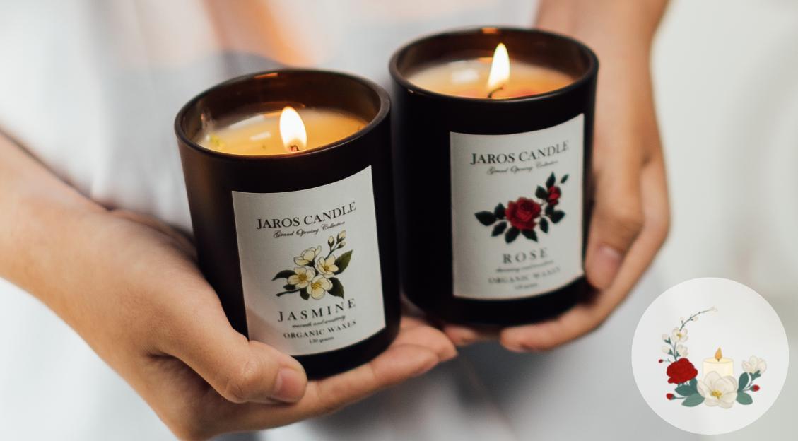 
Ý nghĩa của tên gọi Jaros Candle bao gồm Jaros mang nghĩa là từ tên ghép tiếng Anh của hai chị em là Jasmine (hoa nhài) – Triệu Vy cùng với Rose (hoa hồng) – Lê Vy
