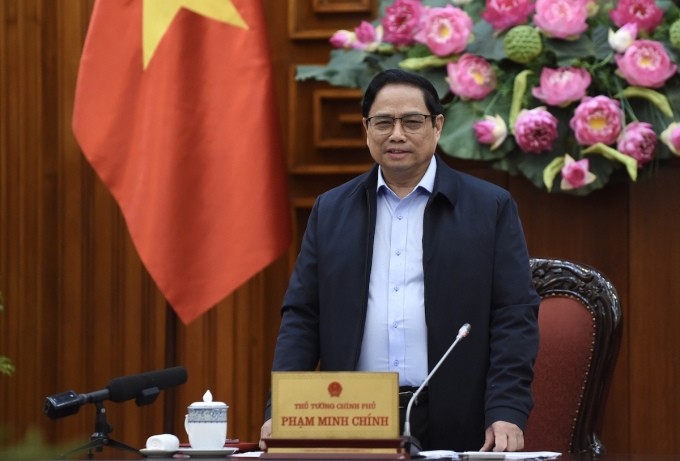 
Thủ tướng Phạm Minh Chính chủ trì cuộc họp về điều hành chính sách tài khoá, tiền tệ và kinh tế vĩ mô, ngày 6/12. Ảnh: VGP
