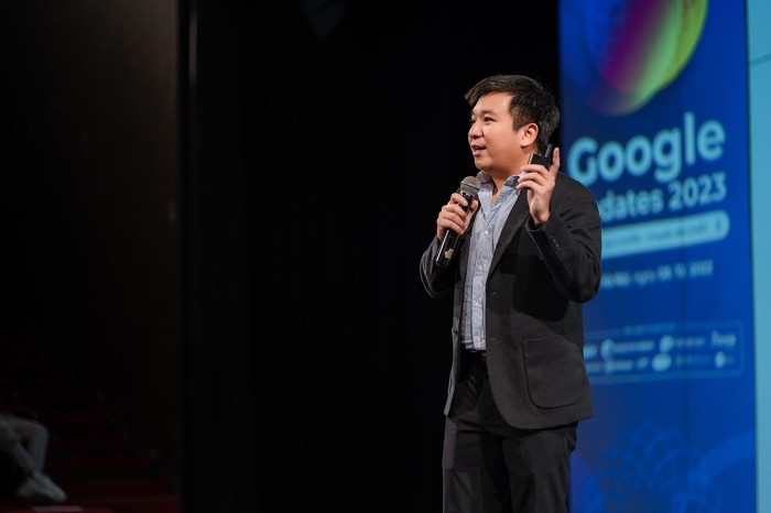 Quản lý phát triển quan hệ đối tác chiến lược của Google Simon Nguyen chia sẻ tại sự kiện