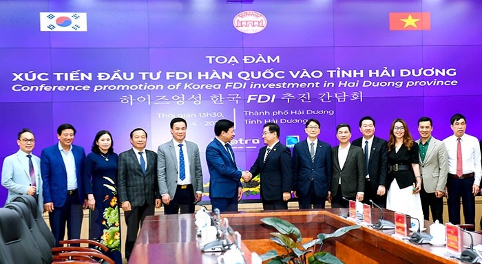 
Trong thời gian qua, Hải Dương tích cực đẩy mạnh xúc tiến đầu tư FDI Hàn Quốc vào tỉnh.
