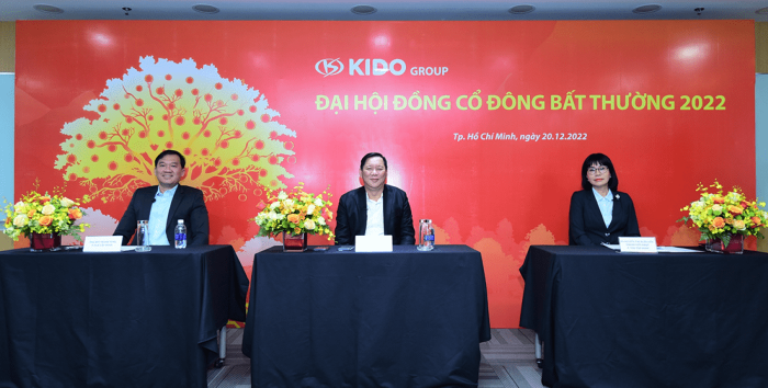 
Vào ngày 20/12 vừa qua, Công ty Cổ phần Tập đoàn KIDO (mã chứng khoán: KDC) đã tiến hành tổ chức Đại hội đồng cổ đông (ĐHĐCĐ) bất thường.
