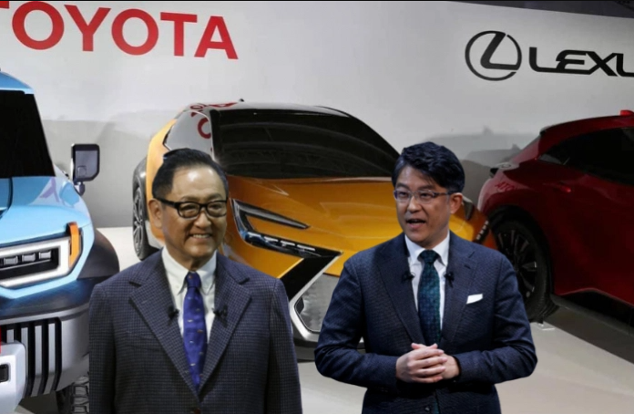 
Ông Akio Toyoda (trái) sẽ chuyển giao vị trí Giám đốc điều hành Toyota cho ông Koji Sato (phải)

