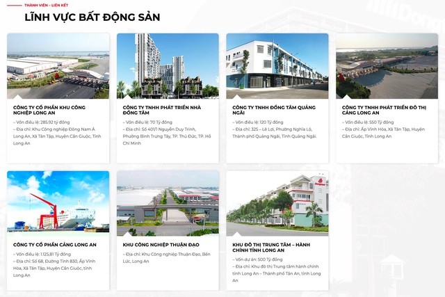 
Lĩnh vực bất động sản của Đồng Tâm Group
