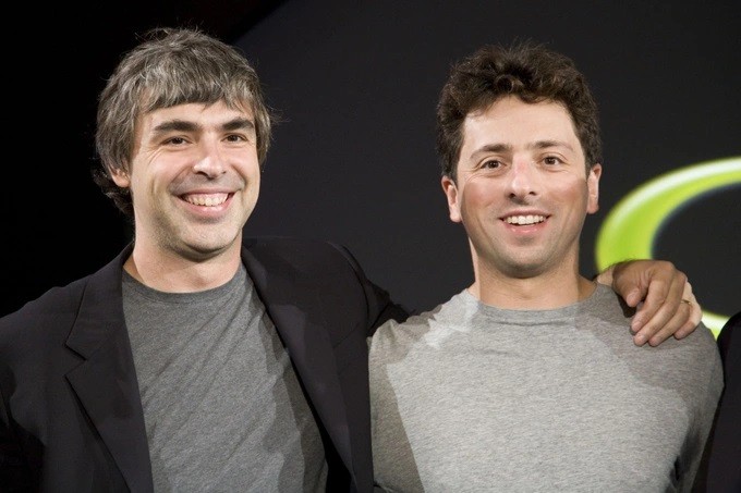 
Larry Page (bên trái) và Sergey Brin từ lâu đã rất quan tâm đến AI (Nguồn ảnh: Getty Images)
