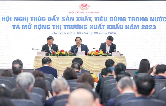 
Thủ tướng Phạm Minh Chính phát biểu tại hội nghị sáng 3/2. Ảnh: VGP
