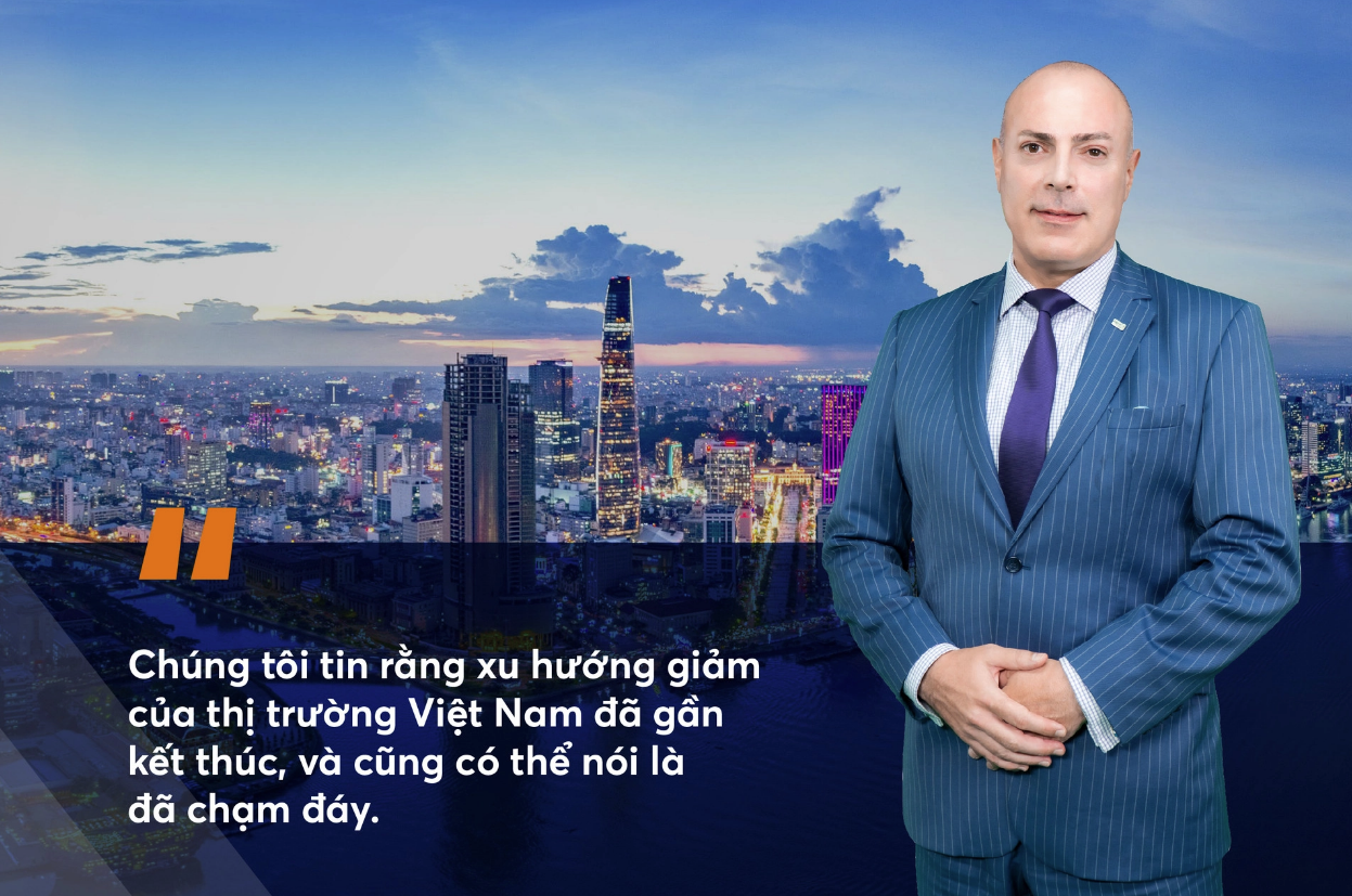 
Sếp Mirae Asset Securities tin tưởng, xu hướng giảm của thị trường chứng khoán Việt Nam đã gần kết thúc, có thể nói là chạm đáy
