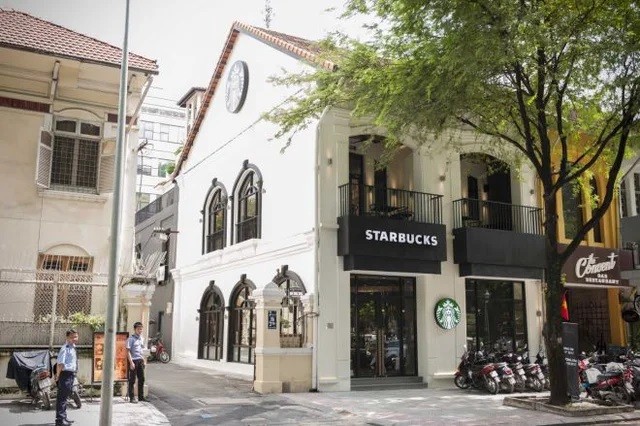 
Một cửa hàng Starbucks ở Việt Nam
