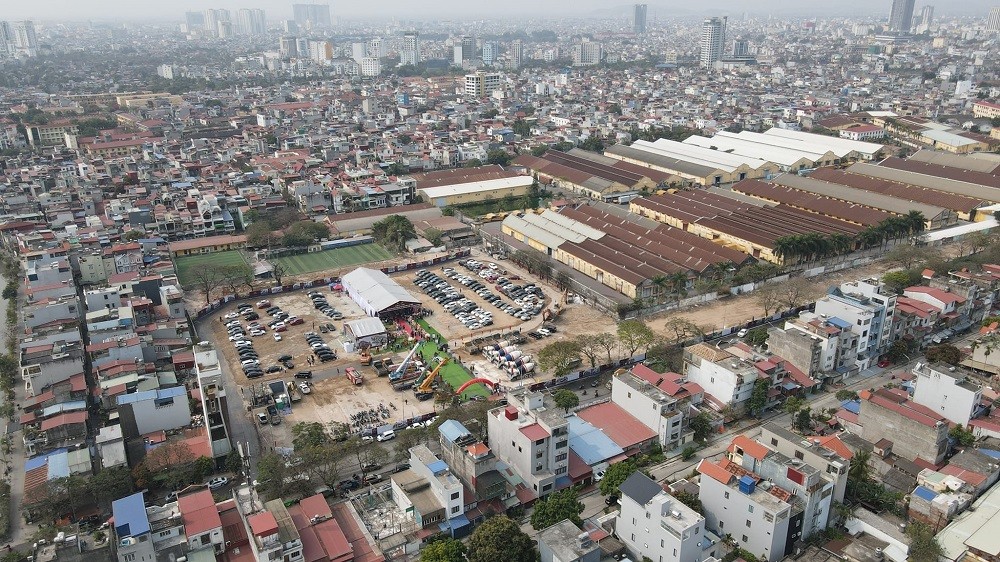 
Khu vực thực hiện Dự án nhà ở xã hội tại Tổng kho 3 Lạc Viên, TP Hải Phòng.
