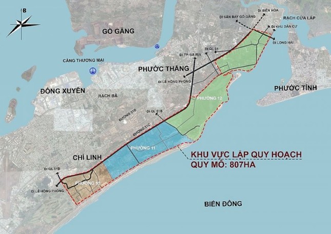 
Khu vực quy hoạch khu đô thị du lịch cao cấp Chí Linh - Cửa Lấp.
