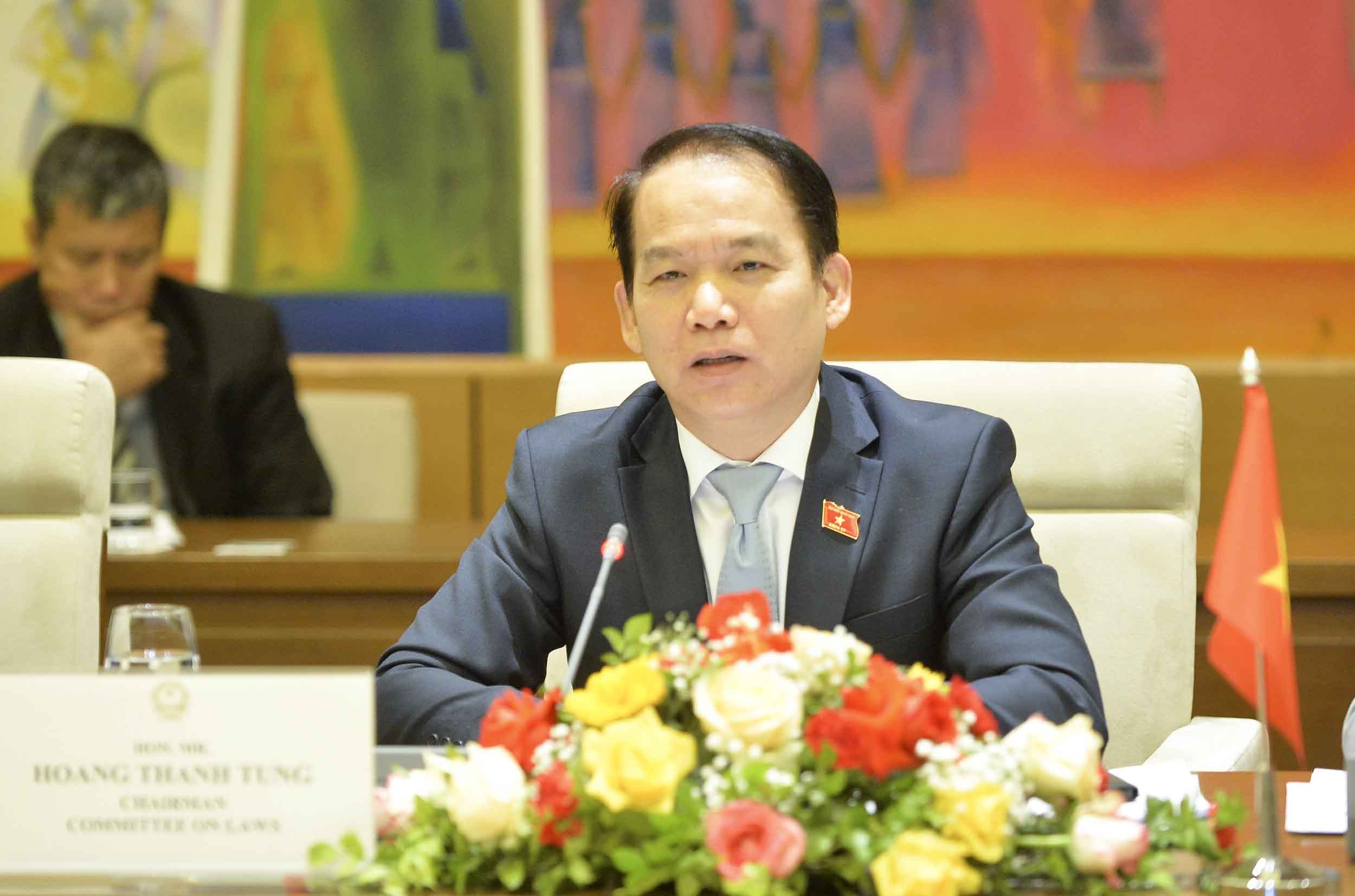 
Chủ nhiệm Uỷ ban Pháp luật Hoàng Thanh Tùng.
