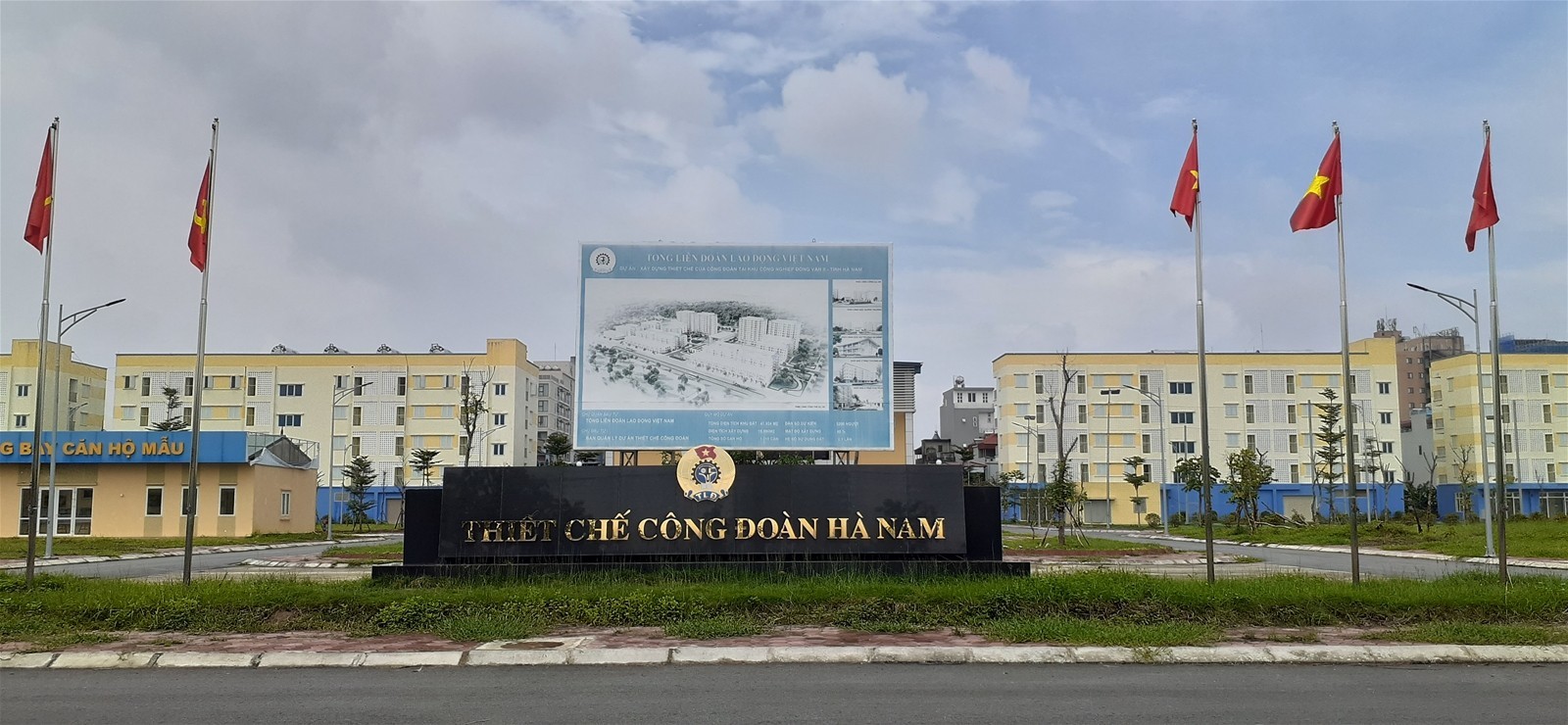 
Dự án Thiết chế Công đoàn tại Khu công nghiệp Đồng Văn II (tỉnh Hà Nam).
