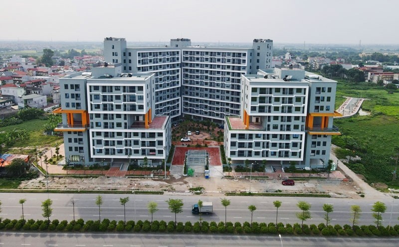 
Dự án nhà ở Thăng Long Green City cho công nhân lao động tại xã Kim Chung (huyện Đông Anh, Hà Nội).
