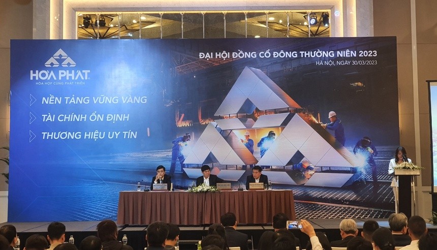 
Sáng ngày 30/3, Tập đoàn Hòa Phát đã tổ chức Đại hội đồng cổ đông thường niên năm 2023.
