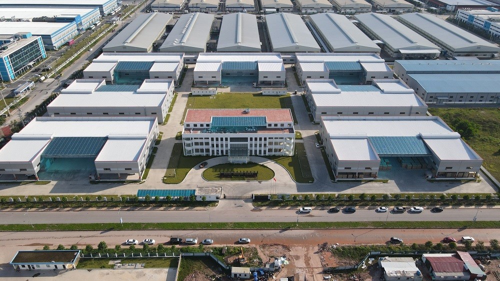 
Nhà máy Foxconn đặt tại khu công nghiệp Quang Châu - Bắc Giang.
