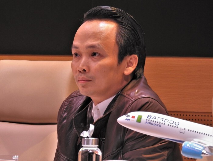 
Ông Trịnh Văn Quyết khi vẫn là Chủ tịch của FLC và Bamboo Airways
