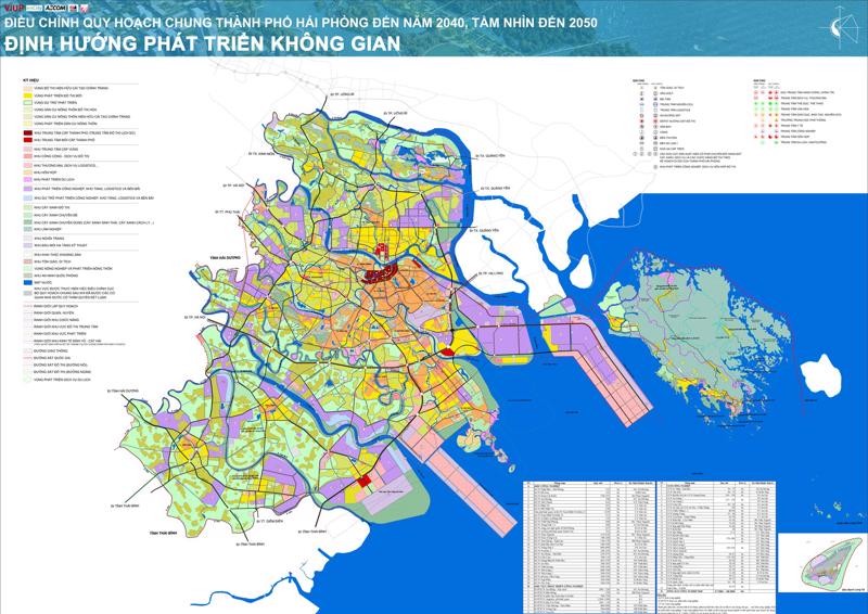 
Bản đồ quy hoạch TP Hải Phòng.
