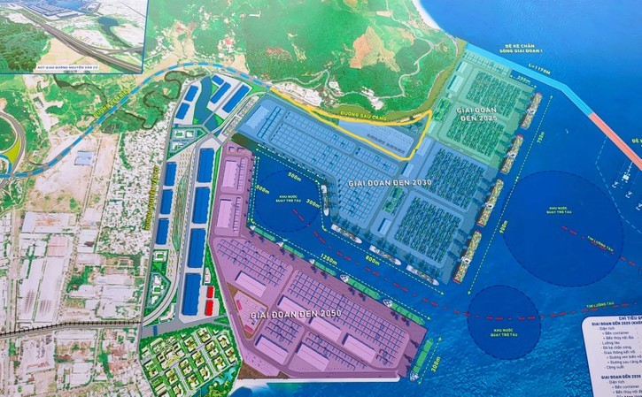
Bản đồ quy hoạch cảng Liên Chiểu.
