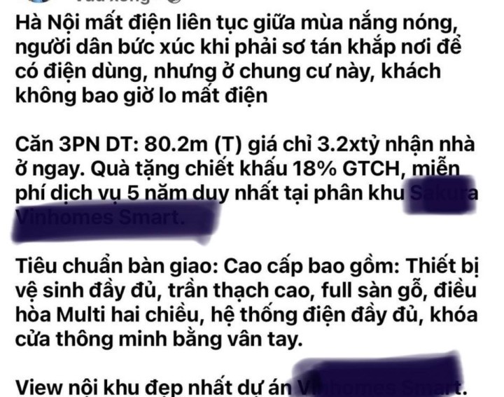 
Theo như giới thiệu thì căn hộ có diện tích 80,2m2 căn góc và ban công Tây Nam, quà tặng chiết khấu 18% giá trị của căn hộ, miễn phí dịch vụ trong 5 năm. Căn hộ có view nội khu đẹp nhất của dự án
