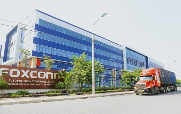 
Nhà máy của Foxconn tại Bắc Giang.
