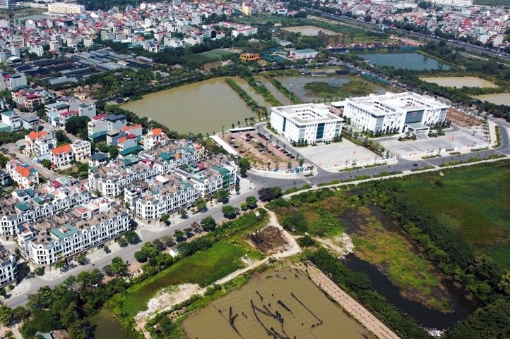 
Một góc huyện Gia Lâm.
