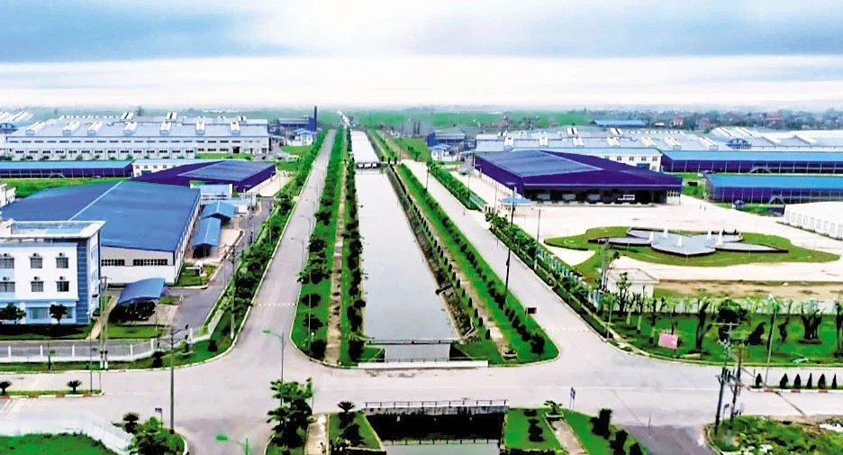 
Khu công nghiệp Bảo Minh (huyện Vụ Bản, tỉnh Nam Định).
