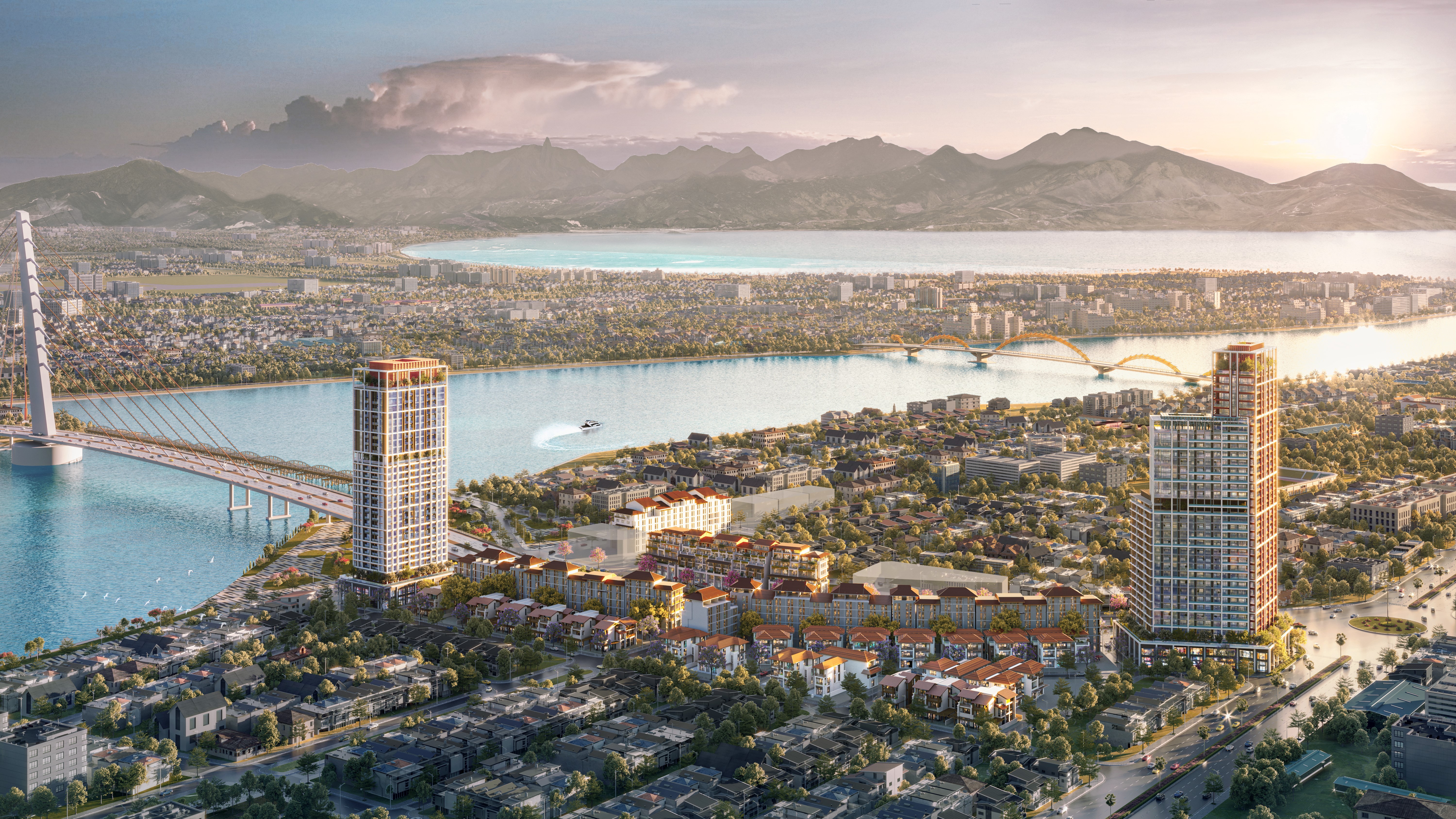 Phối cảnh của dự án Sun Cosmo Residence Đà Nẵng