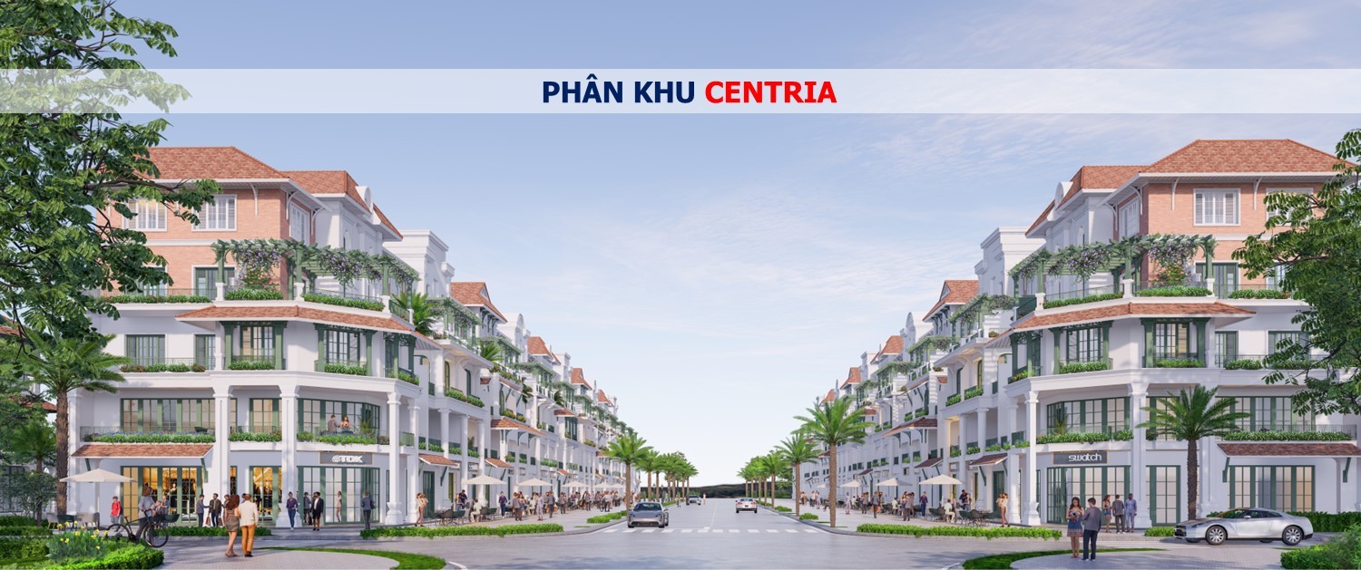 
Phân khu Centria là phân khu nằm trên trục chính của Sunneva Island chạy thẳng ra bãi biển Mỹ Khê với 55 căn Townhouse. Ảnh phối cảnh minh họa
