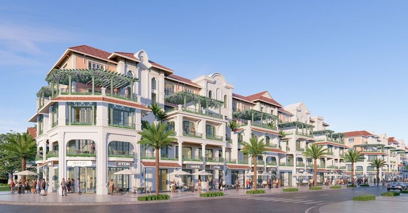 
Phối cảnh nhà phố thương mại - Townhouse tại Sunneva Island
