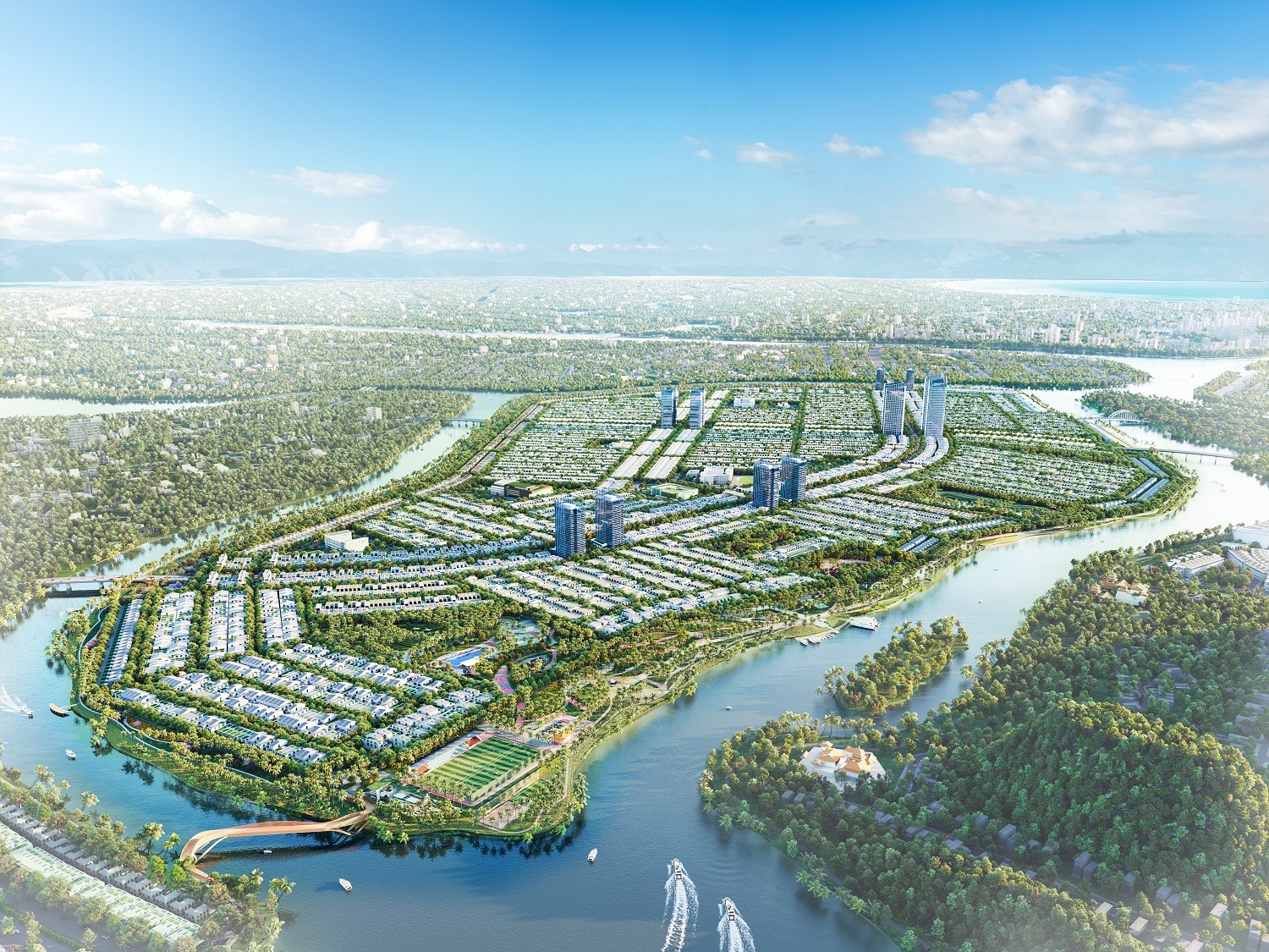 
Sun River Polis sở hữu vị trí đắc địa do Tập đoàn Sun Group làm chủ đầu tư
