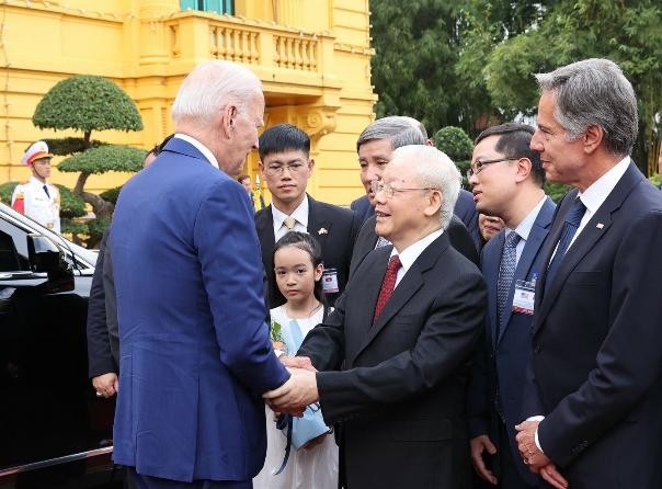 
Tổng Bí thư Nguyễn Phú Trọng và Tổng thống Hoa Kỳ Joe Biden
