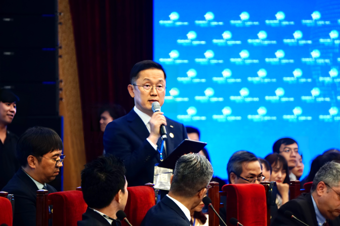 
Ông Han Sang Deog, Phó Tổng giám đốc điều hành Samsung Engineering Việt Nam tại sự kiện
