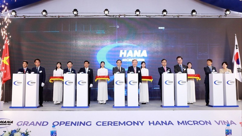 
Hana Micron Vina khánh thành dự án nhà máy sản xuất Hana Micron Vina 2 tại Bắc Giang
