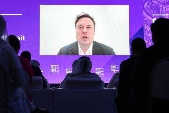 
Elon Musk tham dự Diễn đàn Kinh tế Qatar từ xa

