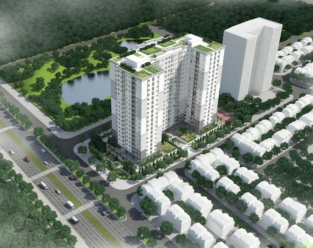 
Phối cảnh dự án nhà ở xã hội Rice City Tố Hữu - Hà Nội
