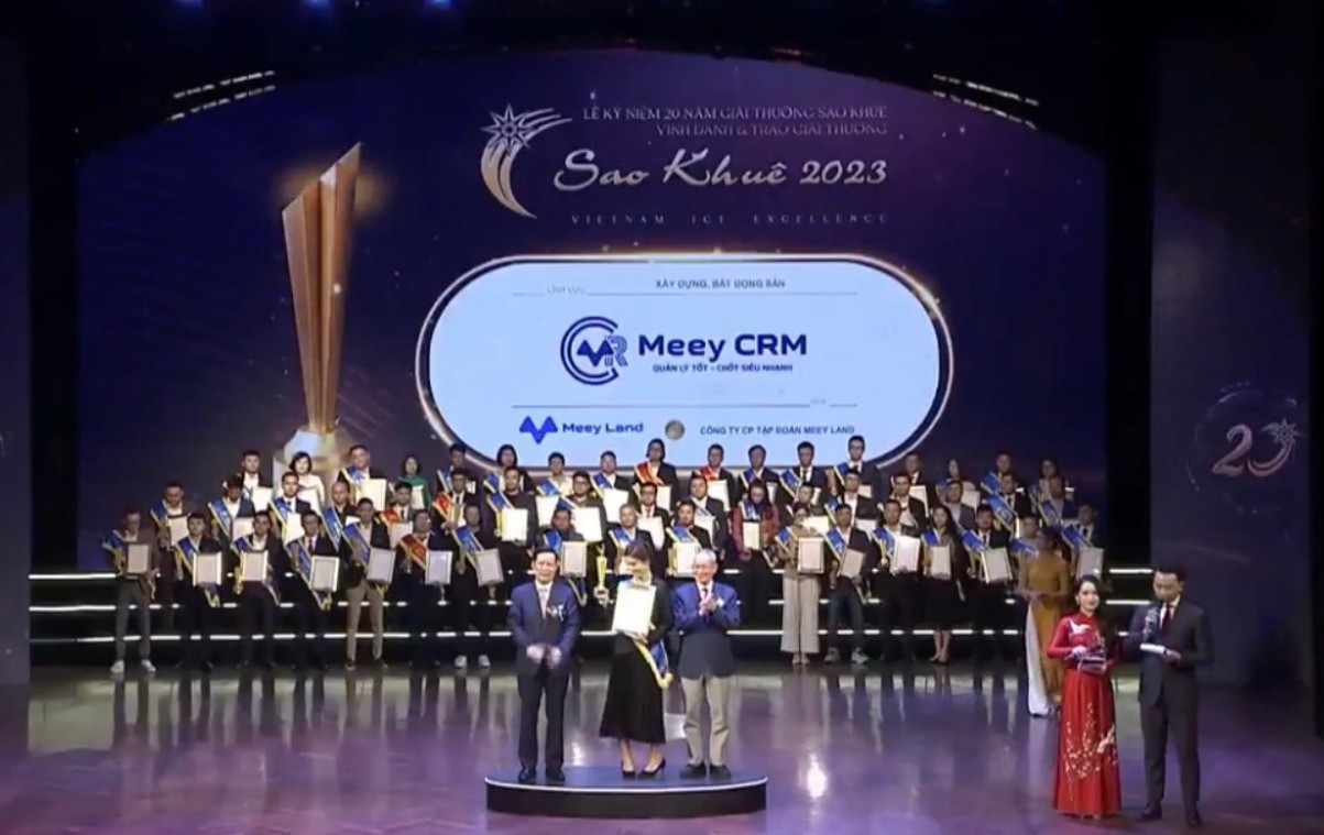 
Sản phẩm Meey CRM được vinh danh tại giải Sao Khuê
