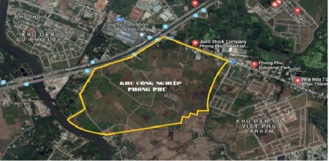 
KCN Phong Phú thuộc huyện Bình Chánh, TP. HCM
