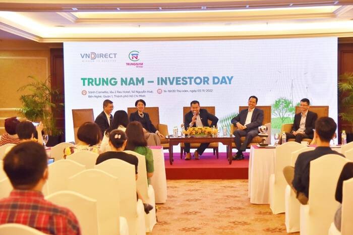 

Tọa đàm "Trung Nam Investor Day 2022" được Trungnam Group tổ chức vào ngày 3/11. Nguồn ảnh: Trungnam
