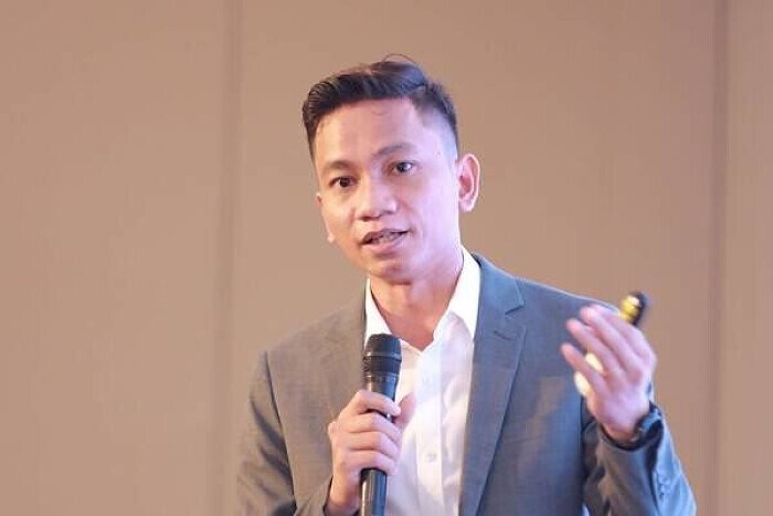 
Ông Trần Ngọc Báu, CEO Wigroup. (Ảnh: DNVN)
