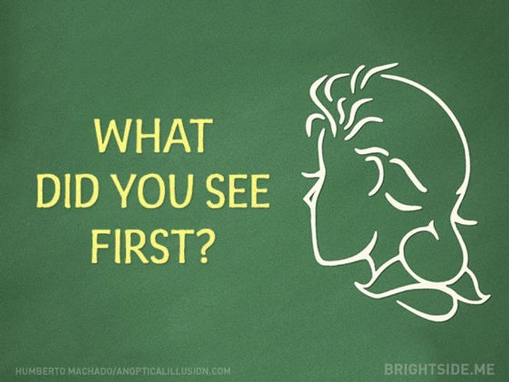 
Bạn nhìn thấy hình ảnh gì đầu tiên?
