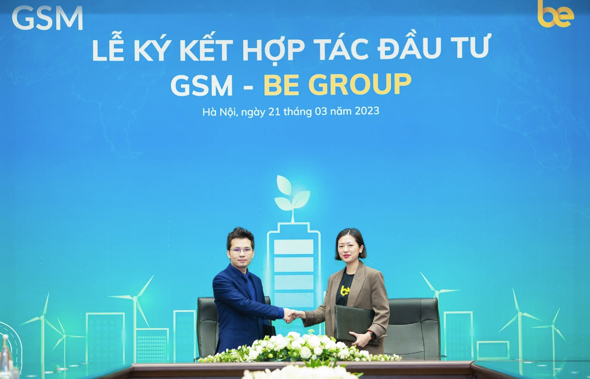 
Be Group và Công ty Cổ phần Di chuyển Xanh và Thông minh (GSM) ký kết thỏa thuận đầu tư và hợp tác, mục tiêu đưa ô tô điện cùng với xe máy điện vào hoạt động dịch vụ vận tải công nghệ đầu tiên tại Việt Nam
