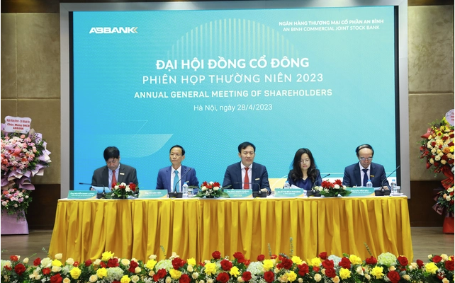 
Ngày 28/4/2023, Ngân hàng TMCP An Bình (ABBank) đã tiến hành tổ chức Đại hội đồng cổ đông thường niên 2023
