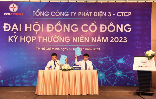 
Tổng Công ty Phát điện 3 - CTCP (EVNGenco3, mã chứng khoán: PGV) đã tổ chức Đại hội đồng cổ đông thường niên 2023 vào sáng ngày 15/6/2023
