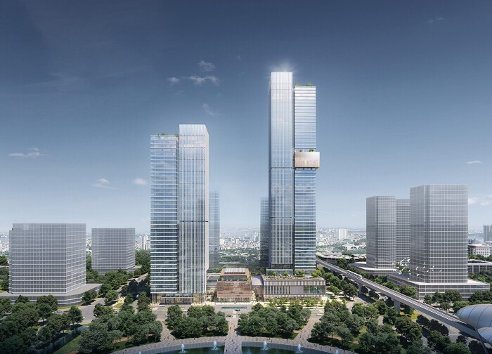 
Landmark 55 là dự án toà nhà cao tầng thứ ba của Hà Nội, chỉ sau Keangnam Landmark Tower 72 tầng cùng với Lotte Center Hà Nội 65 tầng
