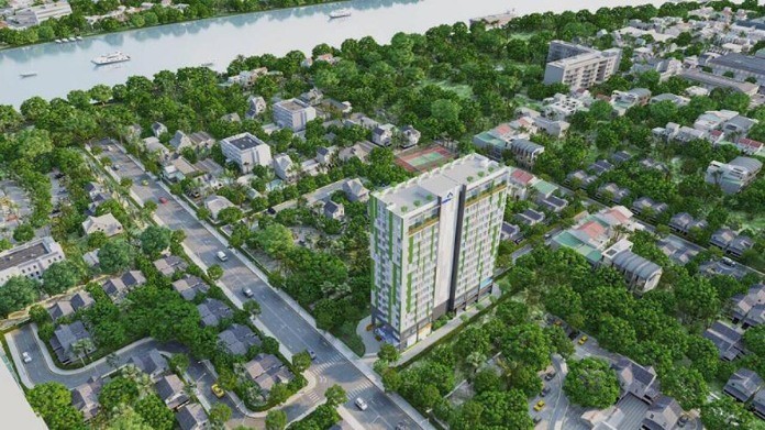 Hình ảnh dự án khu dân cư Harina View nhìn từ xa 