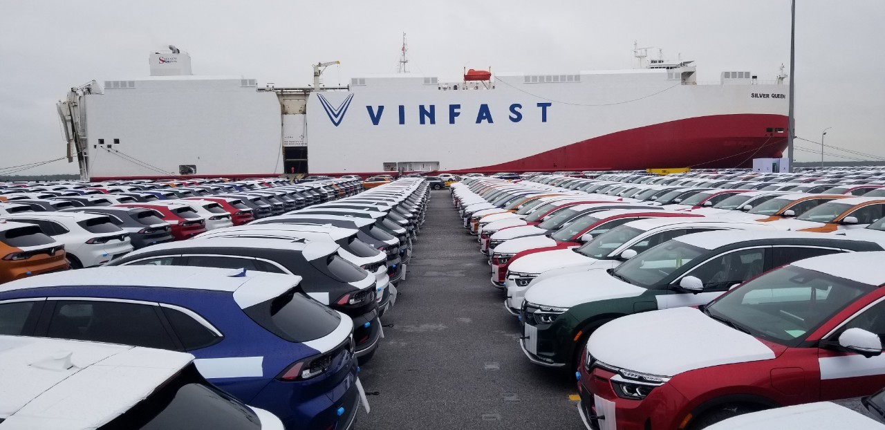 
Tháng 12/2022, 999 chiếc xe VF8 City Edition được xuất khẩu qua Mỹ đã được xác định là xe để tiếp thị
